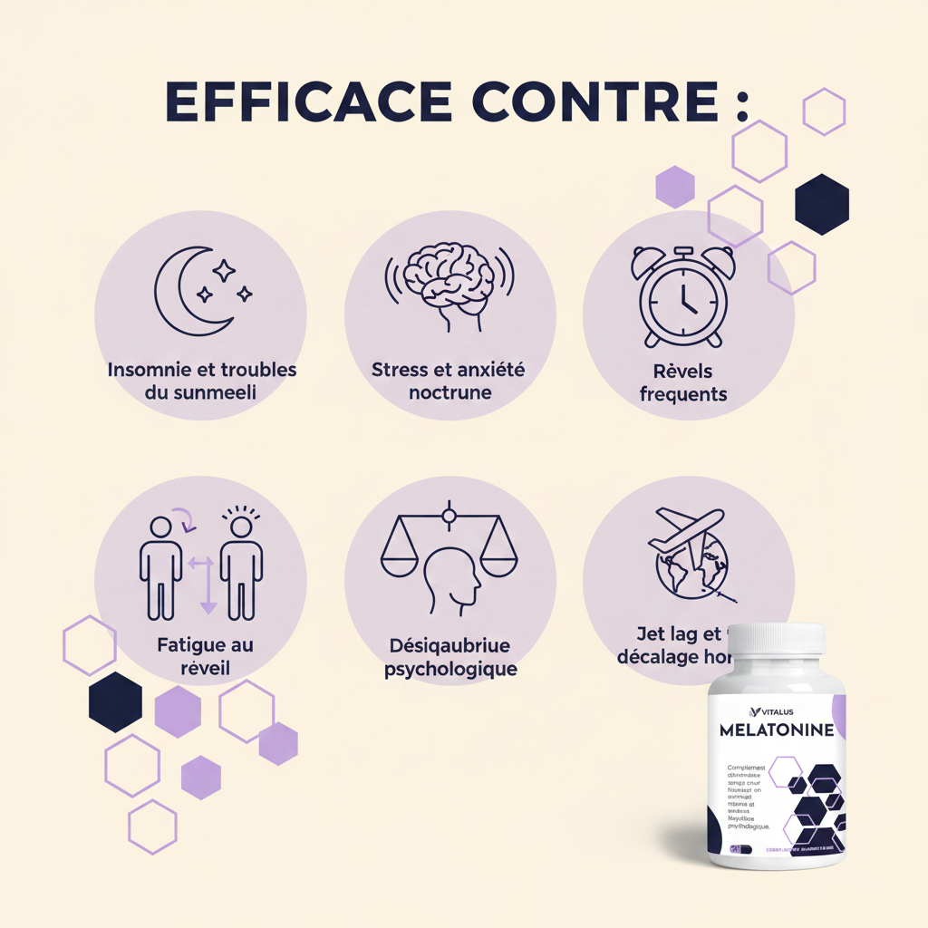 Efficace contre - Mélatonine