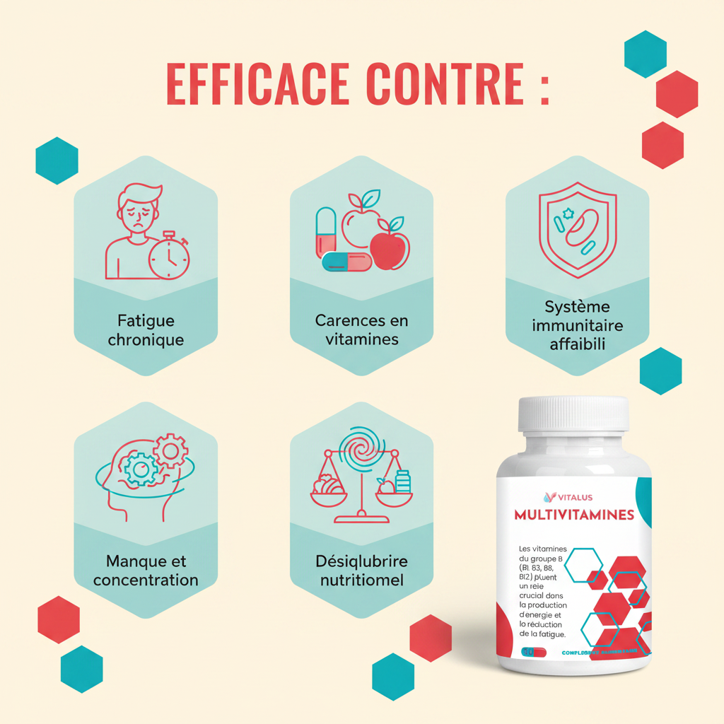 Efficace contre - Multivitamines