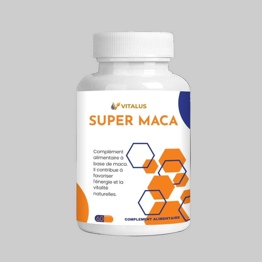 Super Maca – Énergie, Performance & Soutien de la Prise de Poids Naturelle