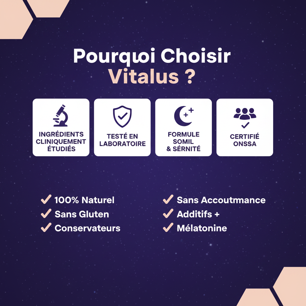 Pourquoi Choisir Vitalus - Calm Sleep