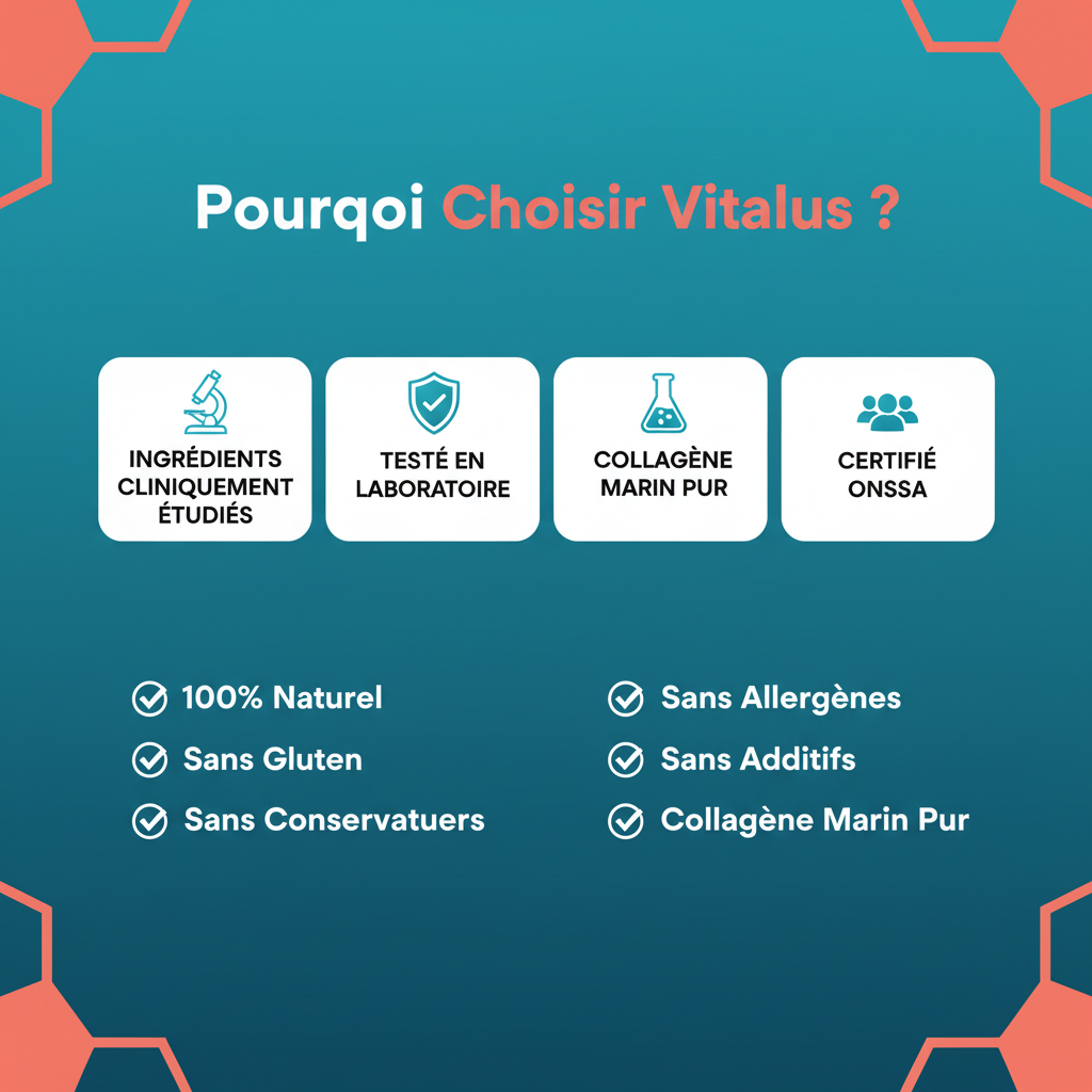 Pourquoi Choisir Vitalus - Collagen Marin