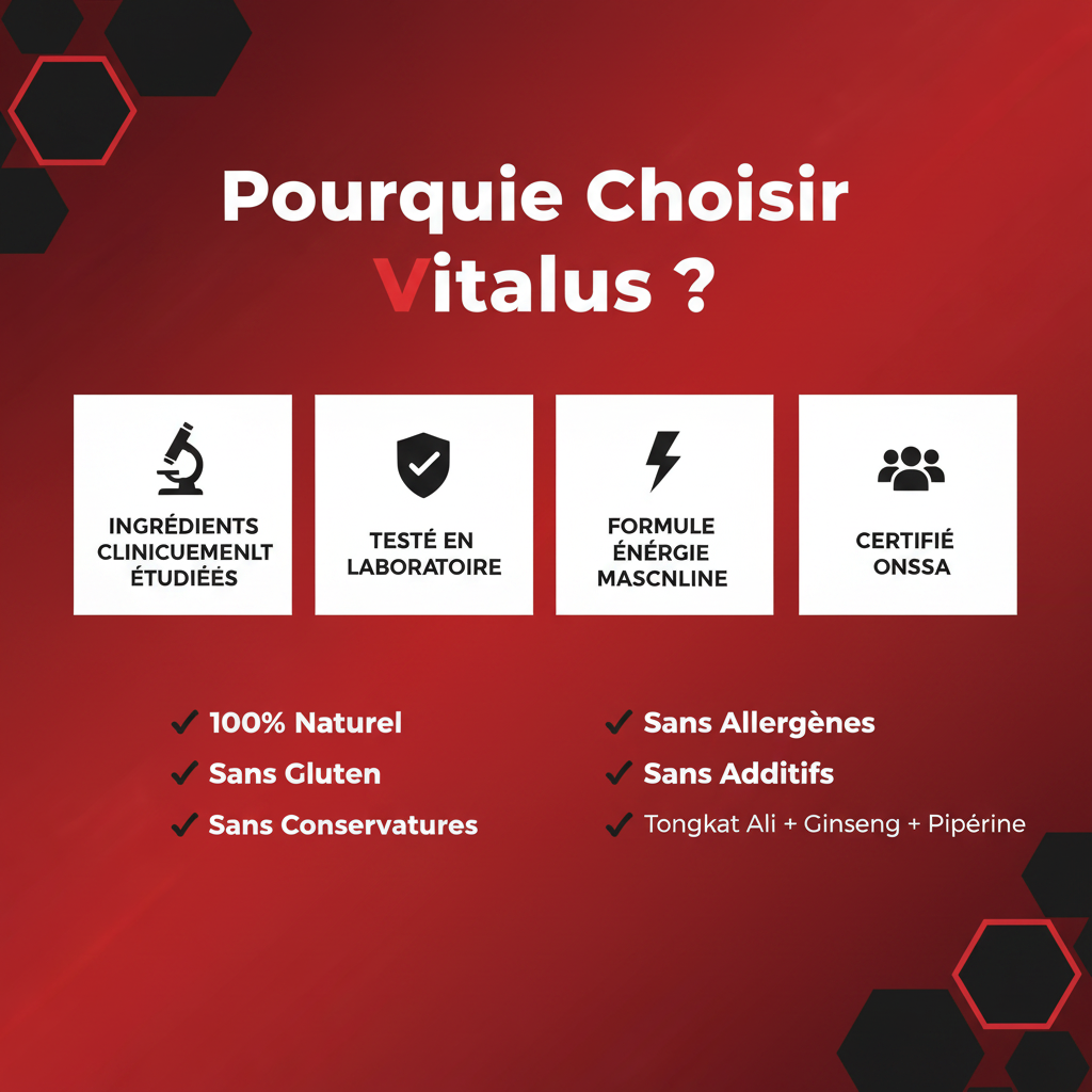 Pourquoi Choisir Vitalus - Tongkat Ali